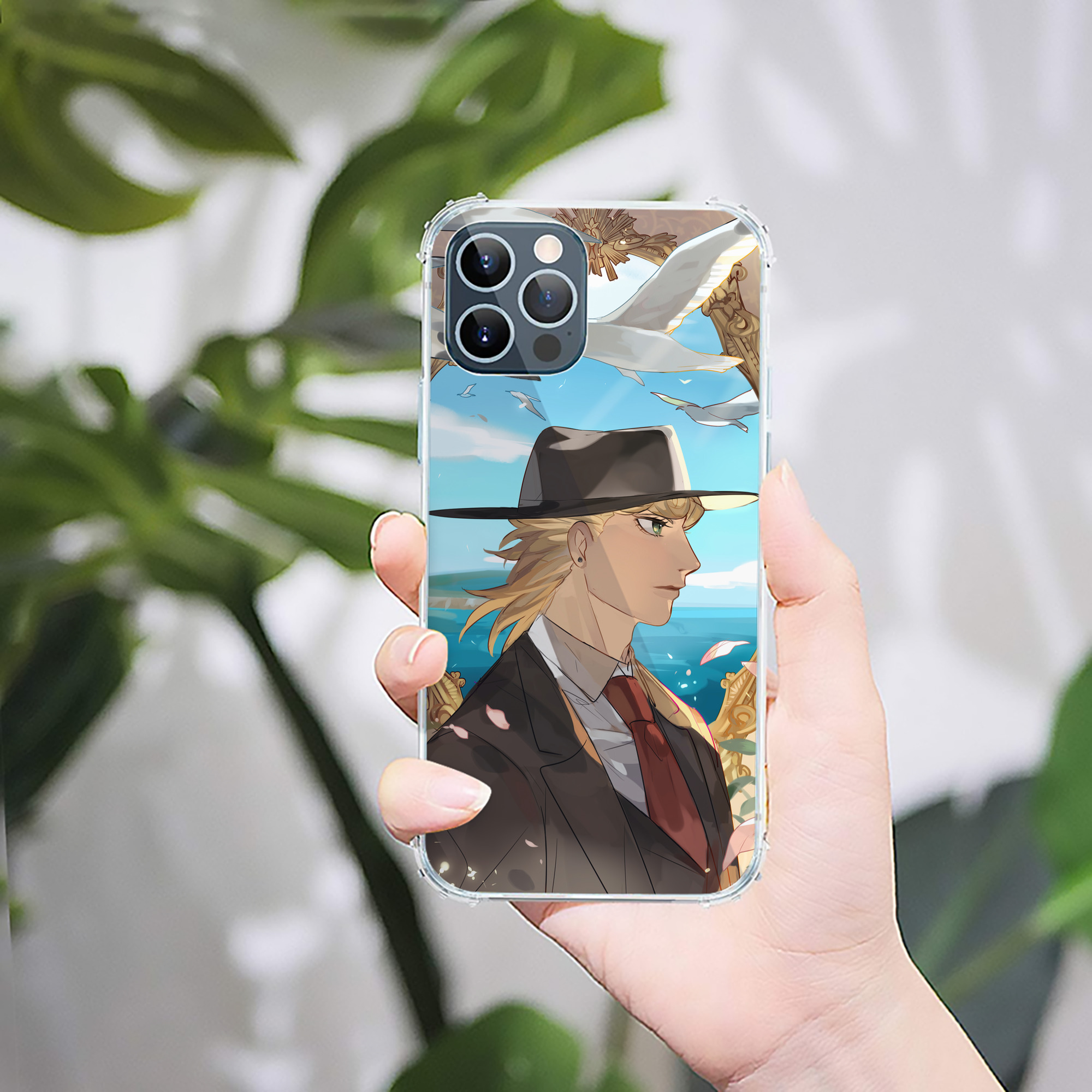 （画像用） ジョジョの奇妙な冒険 JoJo's Bizarre Adventure 【iPhone 12シリーズ対応】透明スマホケース（クリアソフトケース）